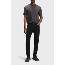 Boss Tapered Fit Normal Bel Daralan Paça Jeans Erkek Kot Pantolon 50550924 003