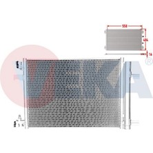 VEKA-43-3221 - Klıma Radyatoru Opel Astra J 1.3 Cdtı 2009-2016