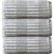 Özdilek Striscai 50X90 cm El-Yüz Havlusu 3'lü Kahverengi