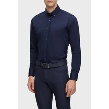 Boss Pamuklu Regular Fit Düğmeli Yaka Casual Gömlek Erkek Gömlek 50469378 410