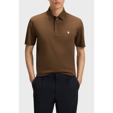 Boss % 100 Pamuk Regular Fit Düğmeli Polo Yaka T Shirt Erkek Polo Yaka T Shirt 50520297 217