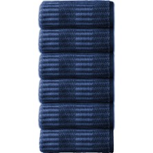 Özdilek Striscai 50X90 cm El-Yüz Havlusu 6'lı Lacivert