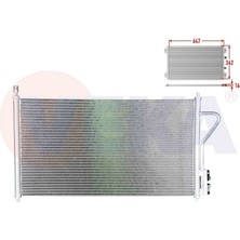 VEKA-43-1902 - Klıma Radyatoru Ford Focus I (Daw,dbw) 1.4i 16V 1998-2004