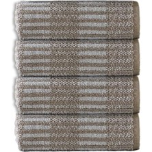 Özdilek Striscai 50X90 cm El-Yüz Havlusu 4'lü Bej