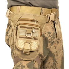 Bej Bacak ve Bel Askılı Güvenli Silah Taşıma Çantası