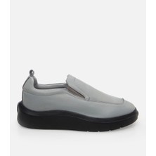 Hotiç Erkek Deri Gri Günlük Ayakkabı