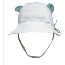 Kitti 0-12 Ay Figürlü Bağcıklı Çocuk Yazlık Fötr Şapka