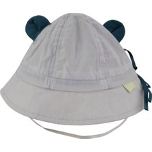 Kitti 0-12 Ay Figürlü Bağcıklı Çocuk Yazlık Fötr Şapka