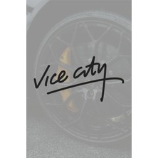 Gta Vice City Oto, Araba, Motor Cam Sticker