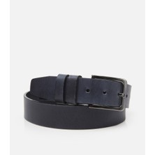 Erkek Deri Lacivert Kemer