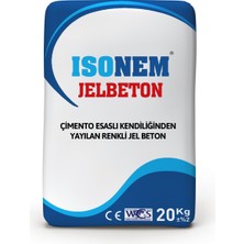Jelbeton-Çimento Esaslı Kendiliğinden Yayılan Renkli Jelbeton