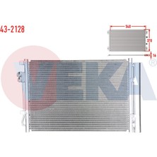 VEKA-43-2128 - Klıma Radyatoru Hyundaı I20 (Gb) 1.4 2015-