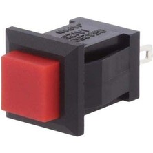 IC-180K 2 Pinli Plastik Yaylı Kırmızı Buton PBS15B