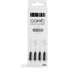 Copic Multiliner Classic Color 4'lü Set