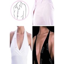 34 Adet Çift Taraflı Sabitleme Dekolte Abiye Gelinlik Elbise Sütyen Bantı Dekolte Bandı