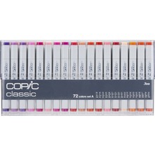 Copic Classic Çift Uçlu 72'li Çizim Kalemi Seti A