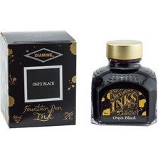 Diamine Revnalı Dolmakalem Mürekkebi Onyx Black 80 ml