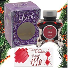 Diamine Inkvent Purple Collection Şişe Mürekkep 50ML Tinsel