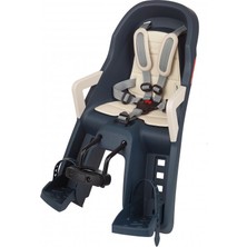 Polisport Guppy Mini Plus Mavi-Krem Kadroya Monte Ön Bisiklet Çocuk Koltuğu (9-15KG) E-Bike Uyumlu