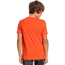 Quiksilver Comp Logo Yth Erkek Çocuk Turuncu Tişört