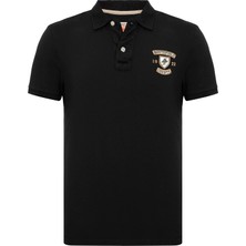 Routefield Prime Erkek Siyah Polo Tişört