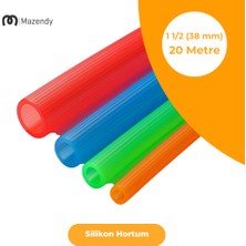1 1/2" (38 Mm) 20 M Endüstriyel Silikon Hortum Bahçe Sulama