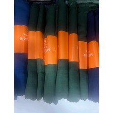 Aminenesil Modakaşmir Ince Pamuk Şal Zümrüt Renk