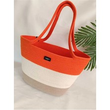 Veronica Art Kadın Omuz Plaj Çantası ve Clutch El Çantası Nazar Boncuğu Renkli