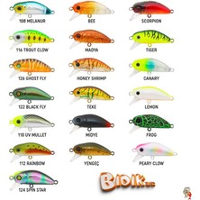 Han Fish Bıdık 3.5 cm 3.1 gr Maket Yem 122 Black Fly