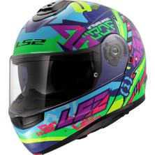 Ls2 Strobe 2 Svent Mavi-Yeşil Kask