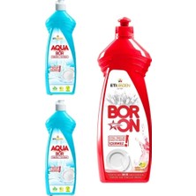 Aquabor Elde Bulaşık 650 ml X2 + Boron Sıvı Elde Bulaşık 650 ml