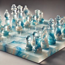 ElHobi Satranç ve Dama Epoksi Reçine  Silikon Kalıbı- Kod: