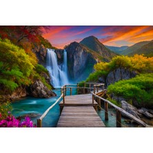 Aden Dekoratif Manzara Kanvas Tablo