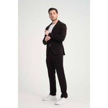 Erkek Takım Elbise Slim Fit En Boy Likra