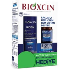 Bioxcin Biotin 5.000 Mcg 60 Tablet 1 Adet - Biotin Şampuan 300 ml 1 Adet – 100 ml Yüz Temizleme Jeli 1 Adet