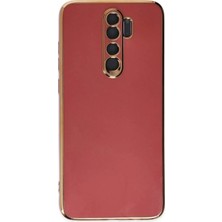 Xiaomi Redmi Note 8 Pro Kılıf Volet Silikon - Kırmızı