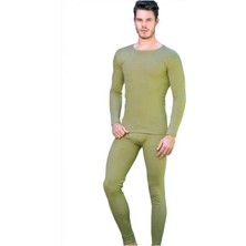 Tutku Erkek Haki Uzun Kol Termal Takım 0125 0126 %65 Polyester Konforlu Kullanım XL Beden