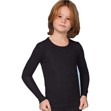 Bonbonetti Chocolate Baby&Kids Erkek Çocuk Siyah Termal Üst