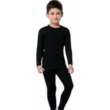 Bonbonetti Chocolate Baby&Kids Erkek Çocuk Siyah Termal Üst