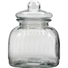 Vakumlu Cam Kavanoz 2,5 Litre, Şeffaf, Saklama ve Düzenleme Için Ideal