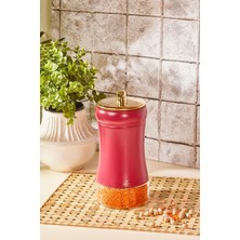 Kırmızı Vakumlu Cam Kavanoz, Şık ve Pratik Saklama Çözümü