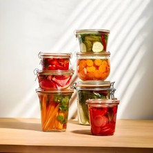 Çoklu Saklama Kabı Seti, Beyaz, Çeşitli Boyutlar ve Şekiller