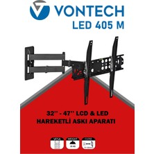 32-47" Hareketli Lcd/led Tv Askı Aparatı, Siyah