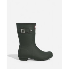Hunter Originals Wellington Kadın Koyu Yeşil Kısa Bot Kadın Haki Kısa Bot Hfrw0009242-Dov