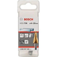 Bosch Professional Kademeli Matkap Hss-Tin 3 Yüzeyli Şaftlı (Ø 4-20 Mm, 9 Kademe)