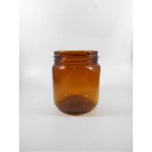 Turuncu 210 cc Amber Cam Kavanoz, 10 Adet, Kapaksız, 63 Ağız, Şık ve Kullanışlı