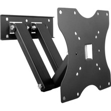 Çift Kollu Hareketli Duvar Askı Aparatı 22-42'' Siyah