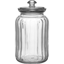 Viva 1500 cc Vakumlu Cam Kavanoz, Beyaz, Şık ve Kullanışlı Saklama Çözümü