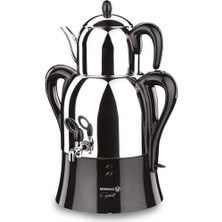 A341-04 Çaykolik Siyah Paslanmaz Demlik