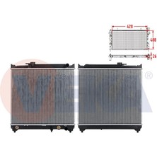VEKA-16-4126B - Su Radyatoru Brazıng Suzukı Vıtara (Et,ta) 1.6i 16V M-T 1988-1999